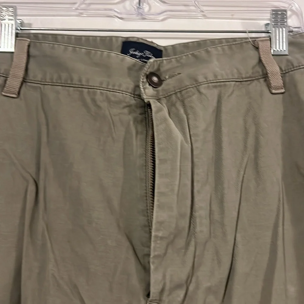 Indigo Palms khaki flat front shorts